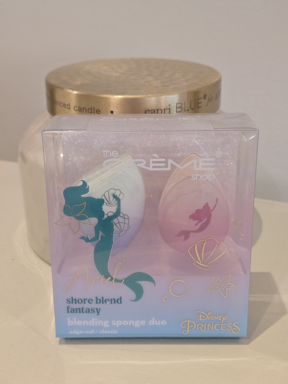 The Crème Shop x Disney Princess Ariel "Shore Blend Fantasy" Blending Sponge Duo